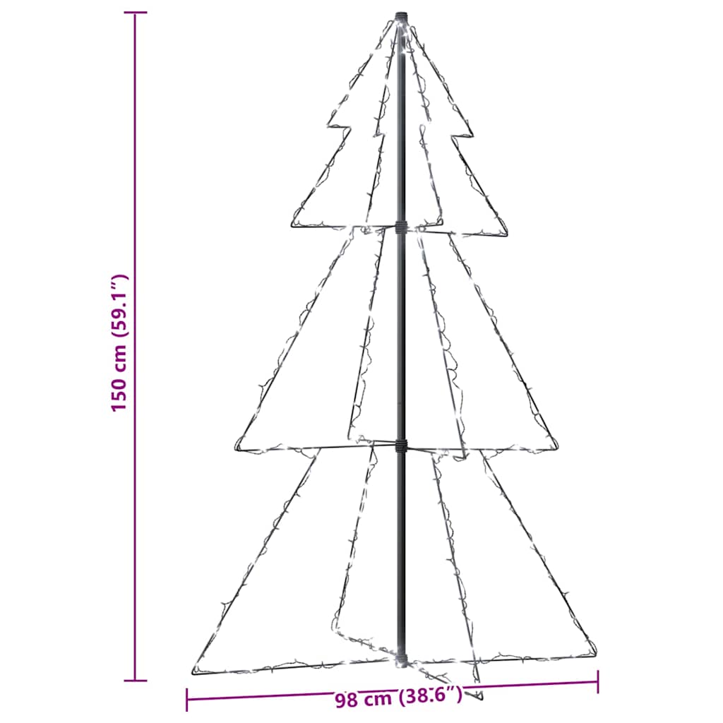 Christmas Cone Tree 200 LEDs Indoor and Outdoor 3x5 ft