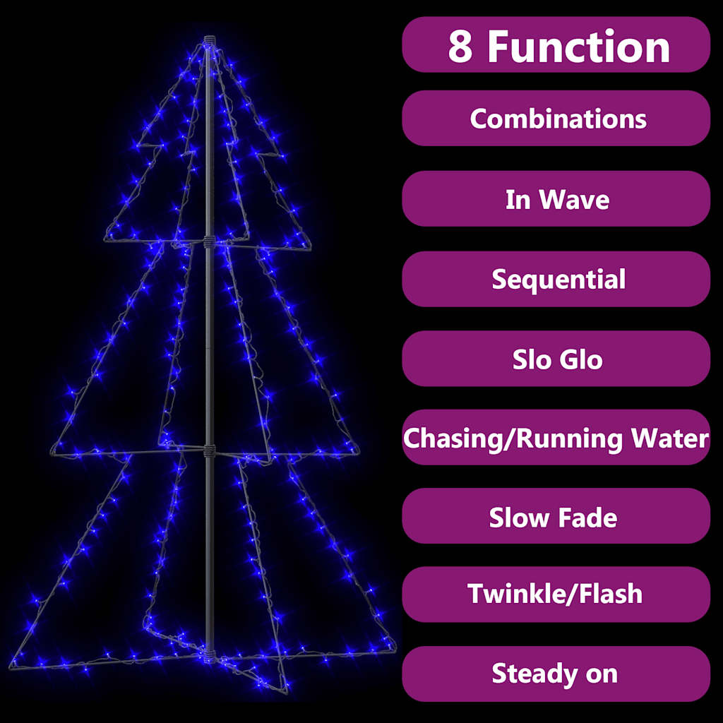 Christmas Cone Tree 200 LEDs Indoor and Outdoor 3x5 ft