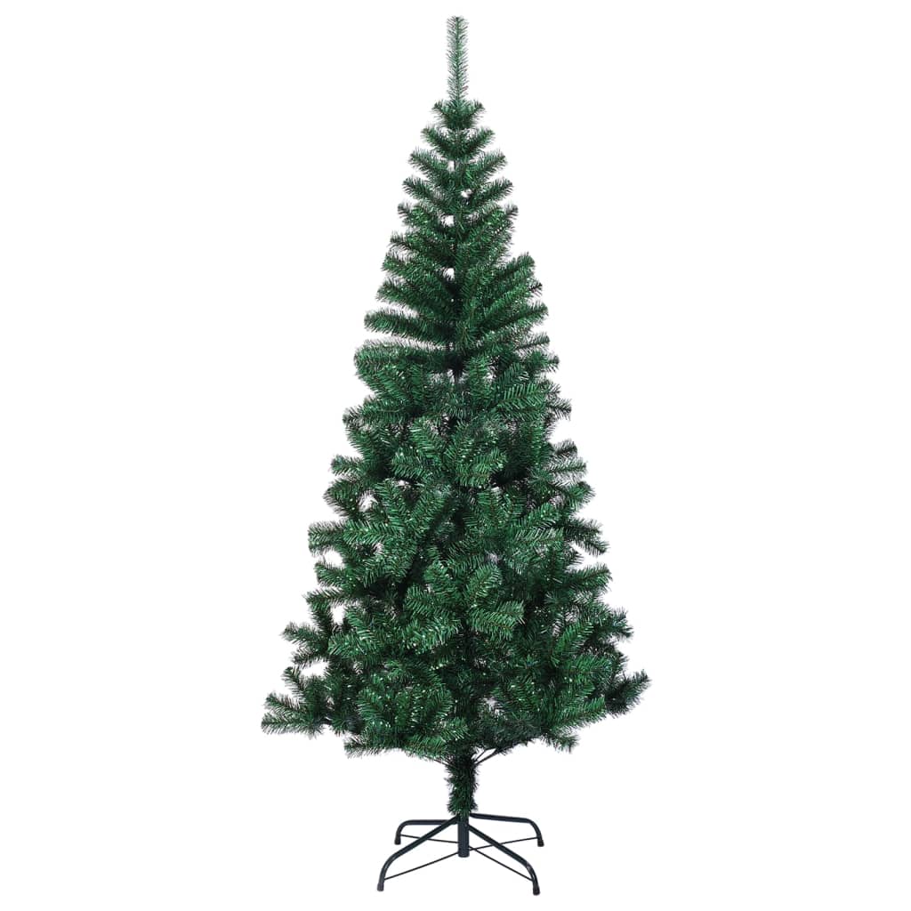 Artificial Christmas Tree with Iridescent Tips Green 8 ft PVC