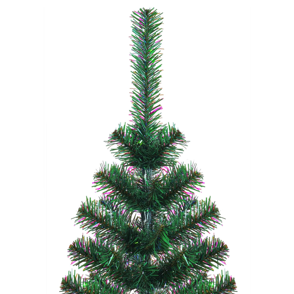 Artificial Christmas Tree with Iridescent Tips Green 8 ft PVC