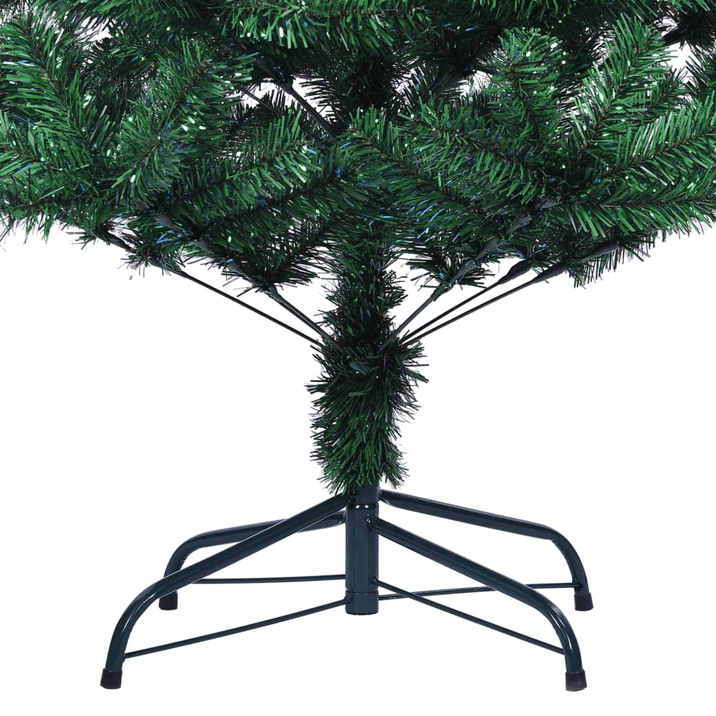 Artificial Christmas Tree with Iridescent Tips Green 8 ft PVC
