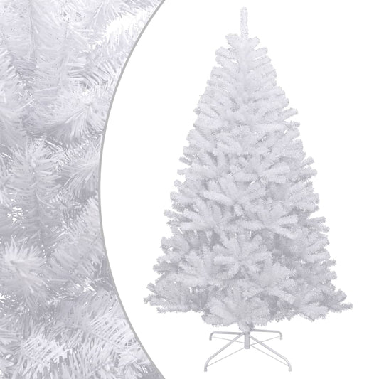 Artificial Hinged Christmas Tree with Flocked Snow 59.1"