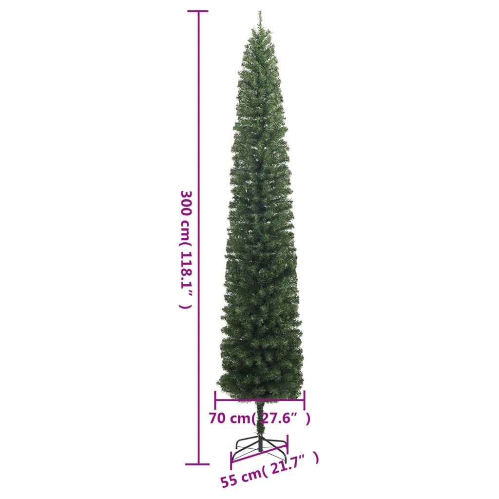 Slim Christmas Tree 300 LEDs 118.1