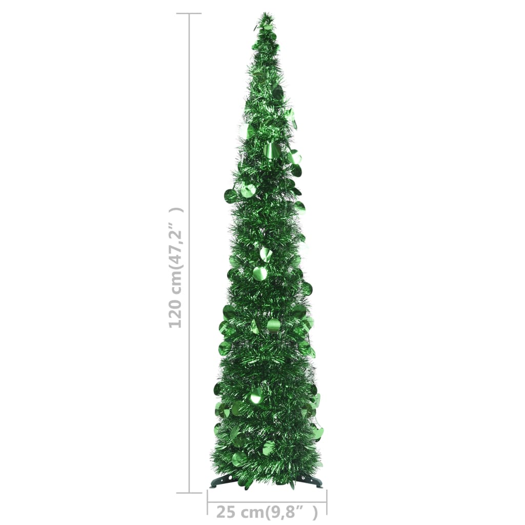 Pop-up Artificial Christmas Tree Green 4 ft PET