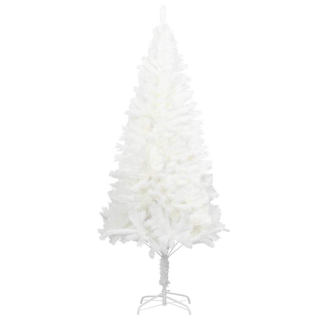 Artificial Christmas Tree Lifelike Needles White 7 ft
