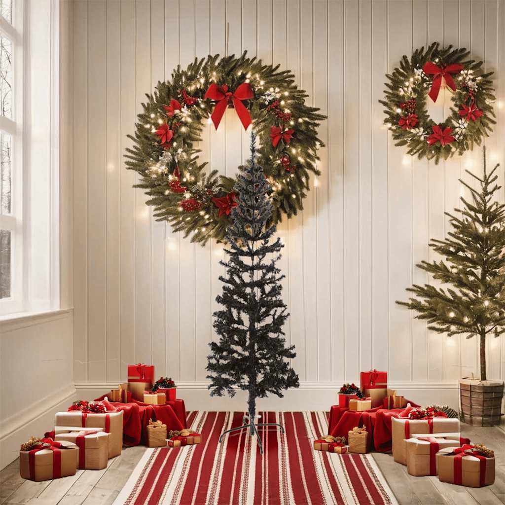 Slim Christmas Tree Black 5 ft