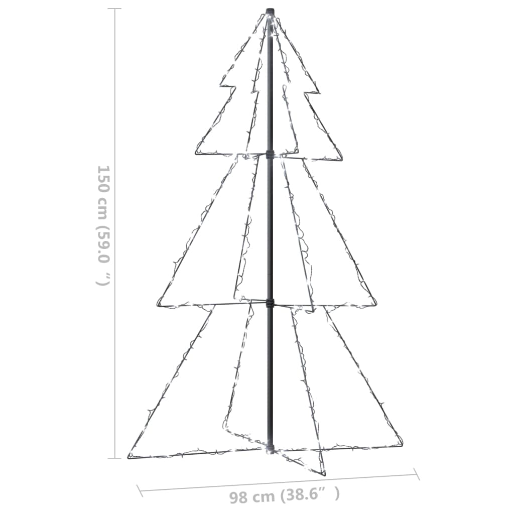 Christmas Cone Tree 200 LEDs Indoor and Outdoor 3x5 ft