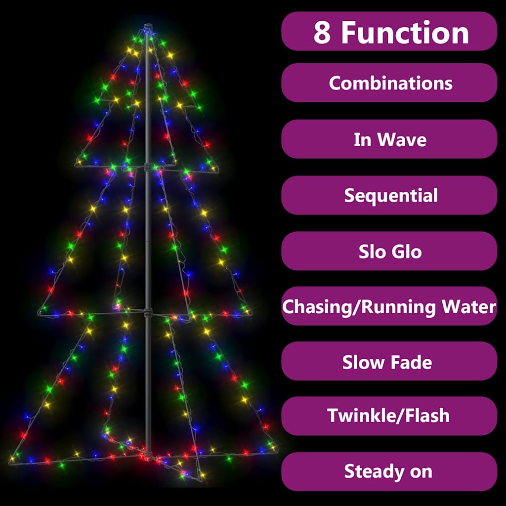 Christmas Cone Tree 200 LEDs Indoor and Outdoor 3x5 ft