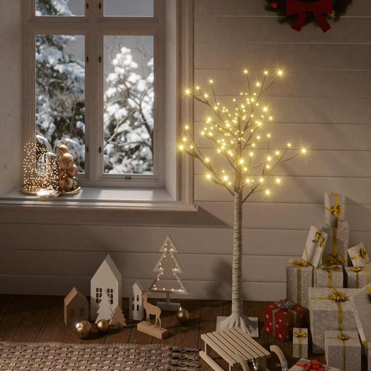 Christmas Tree 128 LEDs 4 ft Warm White Willow Indoor Outdoor