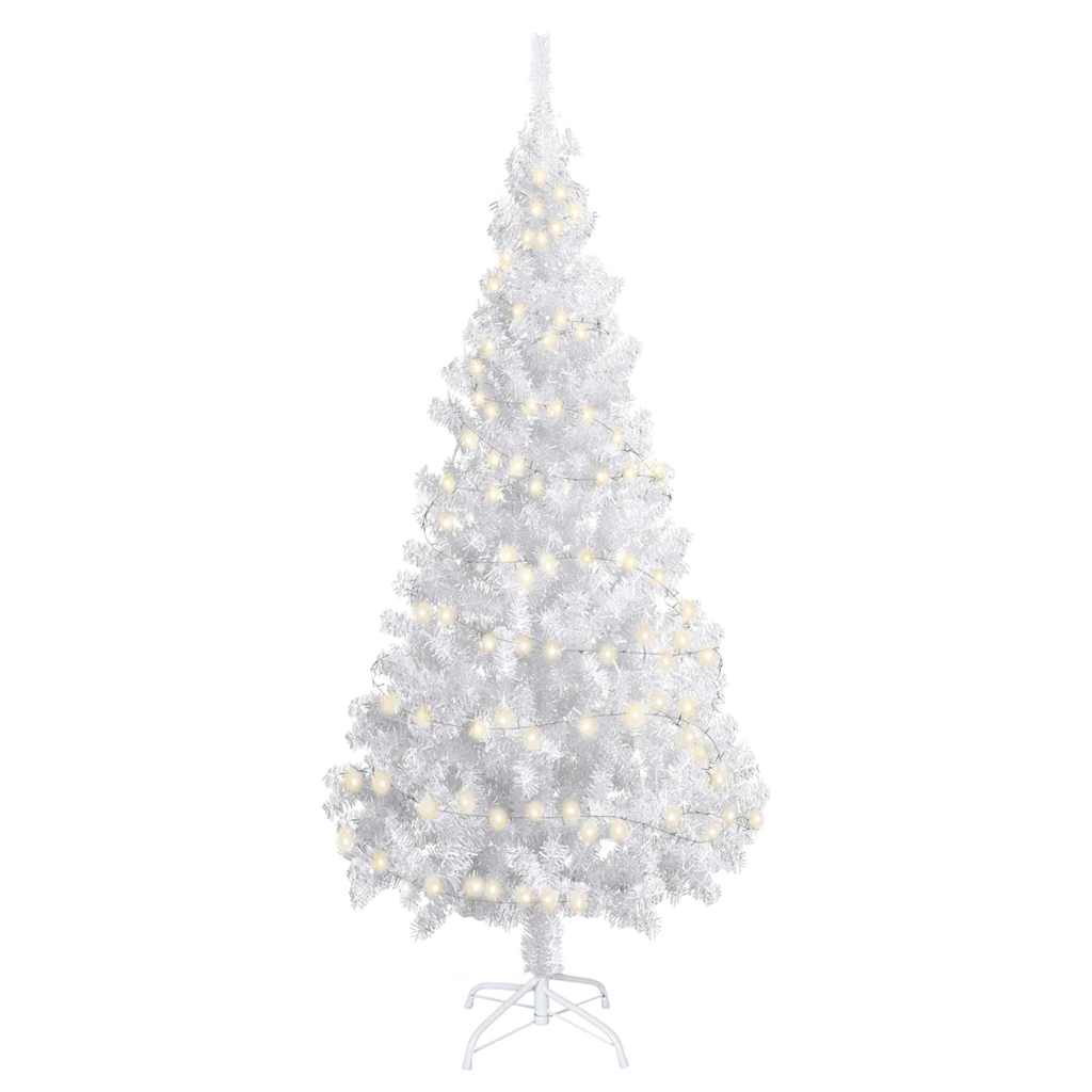 Artificial Pre-lit Christmas Tree with Stand 70.9" 620 Branches