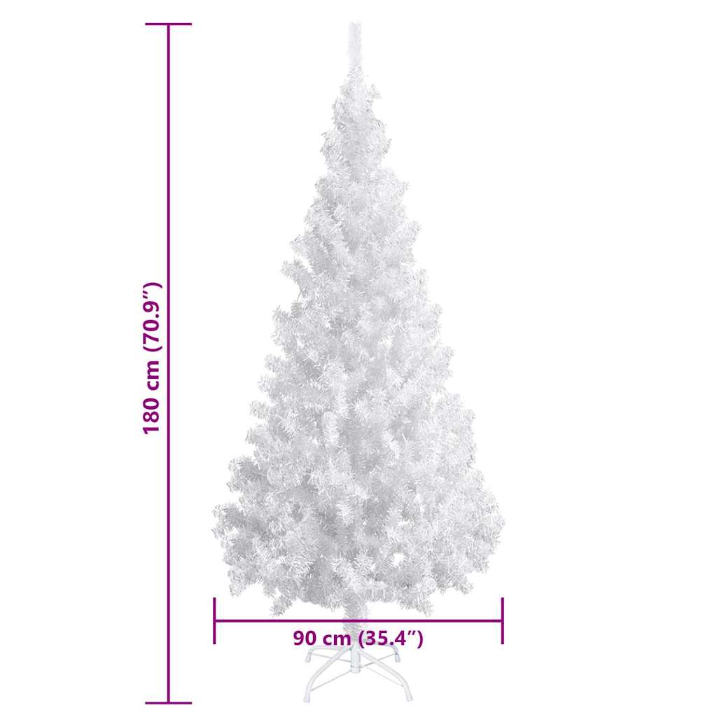 Artificial Pre-lit Christmas Tree with Stand 70.9" 620 Branches