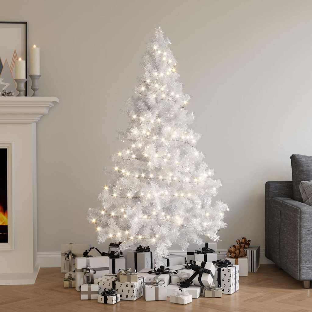 Artificial Pre-lit Christmas Tree with Stand 70.9" 620 Branches