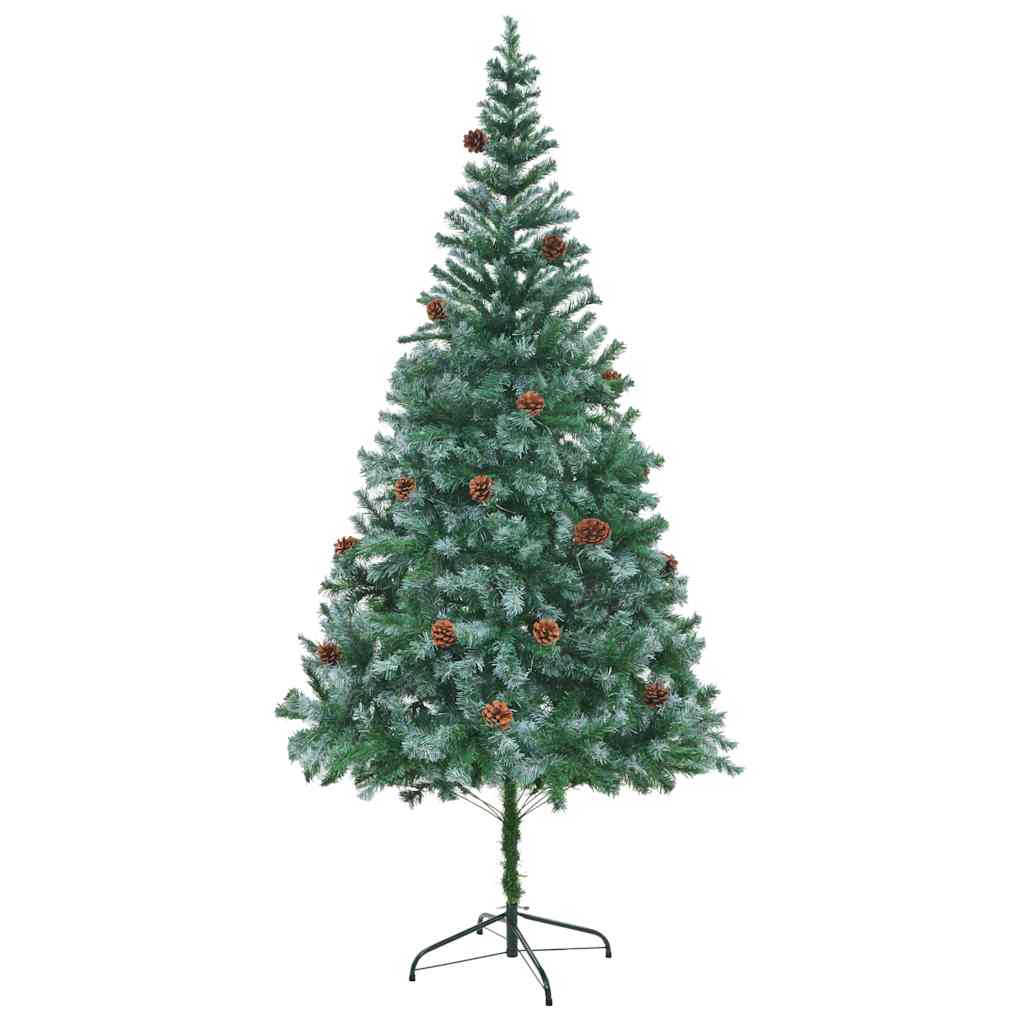 Artificial Pre-lit Christmas Tree with Pinecones 82.7