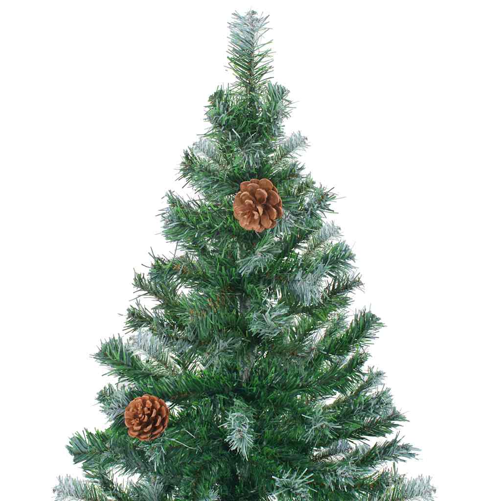 Artificial Pre-lit Christmas Tree with Pinecones 82.7