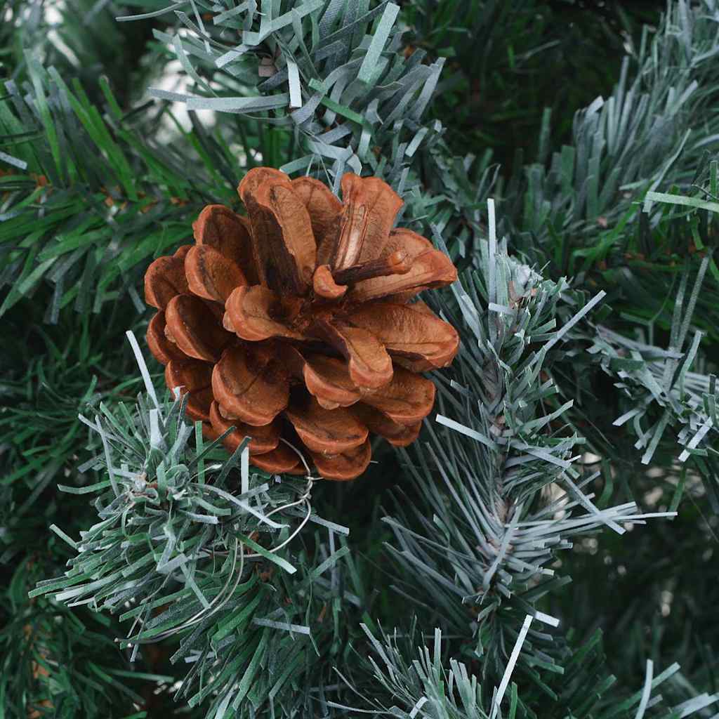 Artificial Pre-lit Christmas Tree with Pinecones 82.7