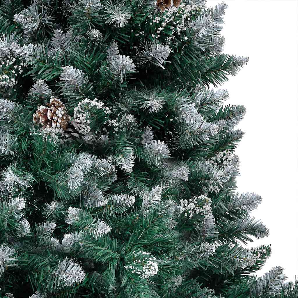 Artificial Christmas Tree LEDs&Pine Cones&White Snow 82.7