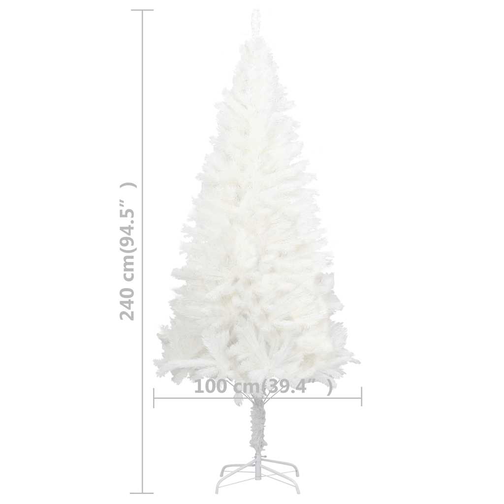 Artificial Pre-lit Christmas Tree White 94.5