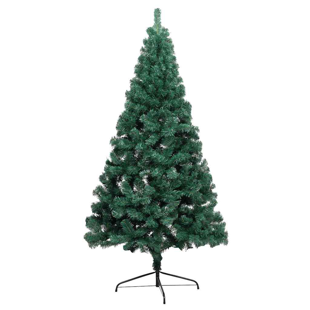 Artificial Half Pre-lit Christmas Tree with Ball Set Green 47.2