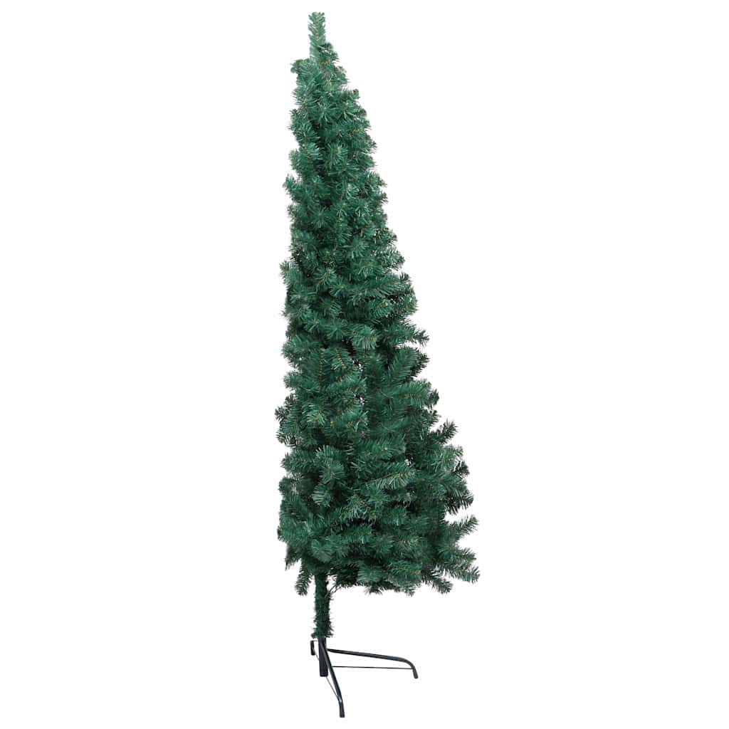 Artificial Half Pre-lit Christmas Tree with Ball Set Green 47.2