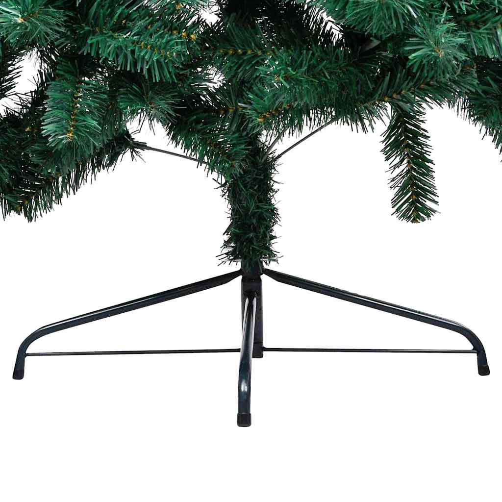Artificial Half Pre-lit Christmas Tree with Ball Set Green 47.2