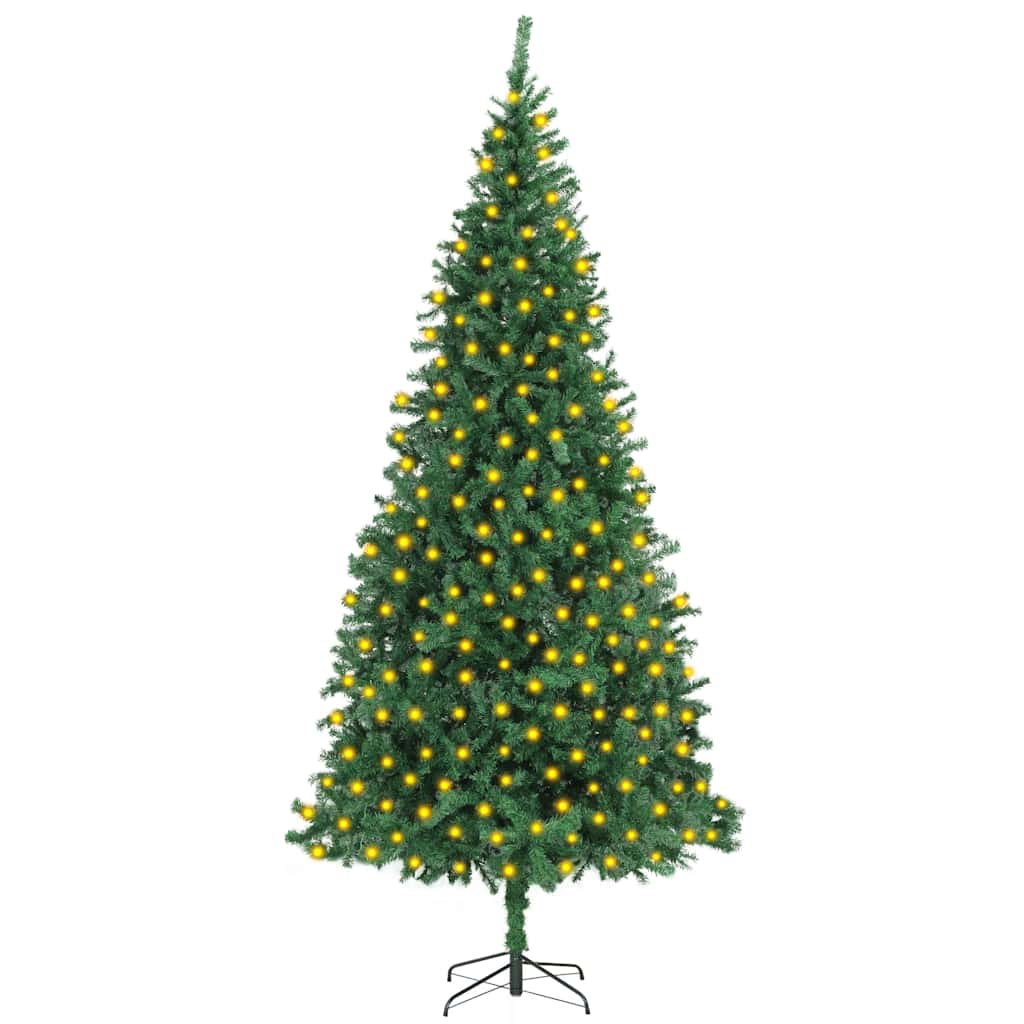 Artificial Pre-lit Christmas Tree 118.1" Green