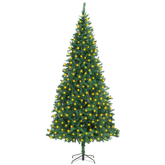 Artificial Pre-lit Christmas Tree 118.1" Green
