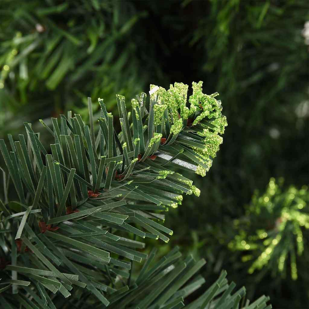 Artificial Pre-lit Christmas Tree with Pine Cones Green 82.7
