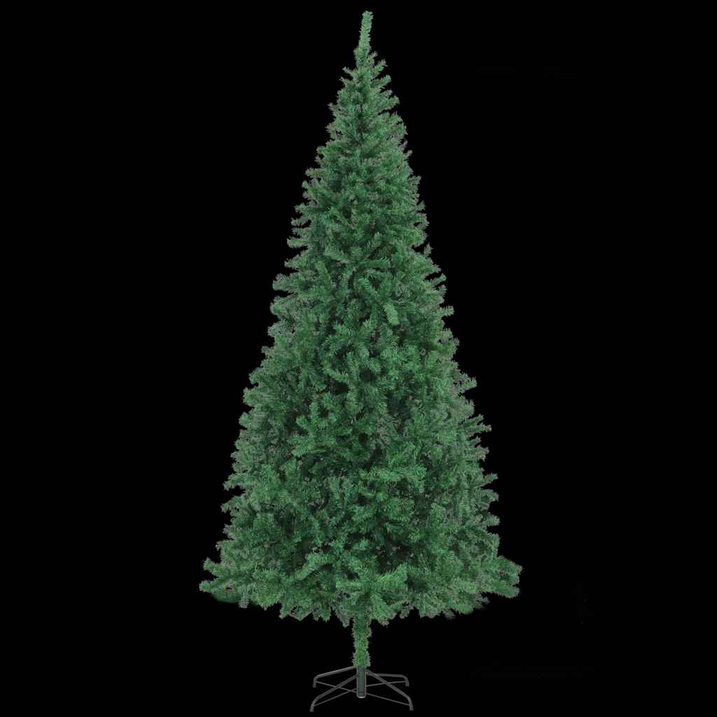 Artificial Pre-lit Christmas Tree with Ball Set LEDs 118.1" Green