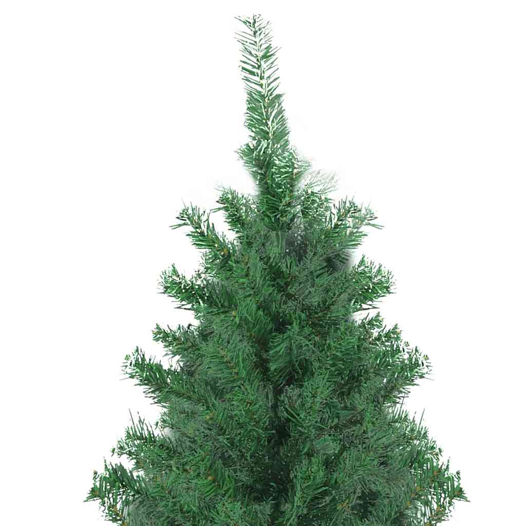 Artificial Pre-lit Christmas Tree with Ball Set LEDs 118.1" Green