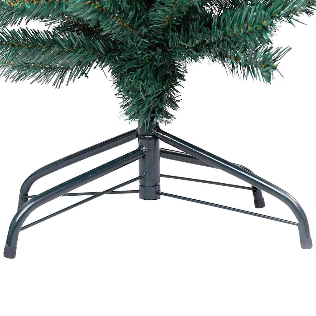 Slim Artificial Pre-lit Christmas Tree with Ball Set Green 47.2