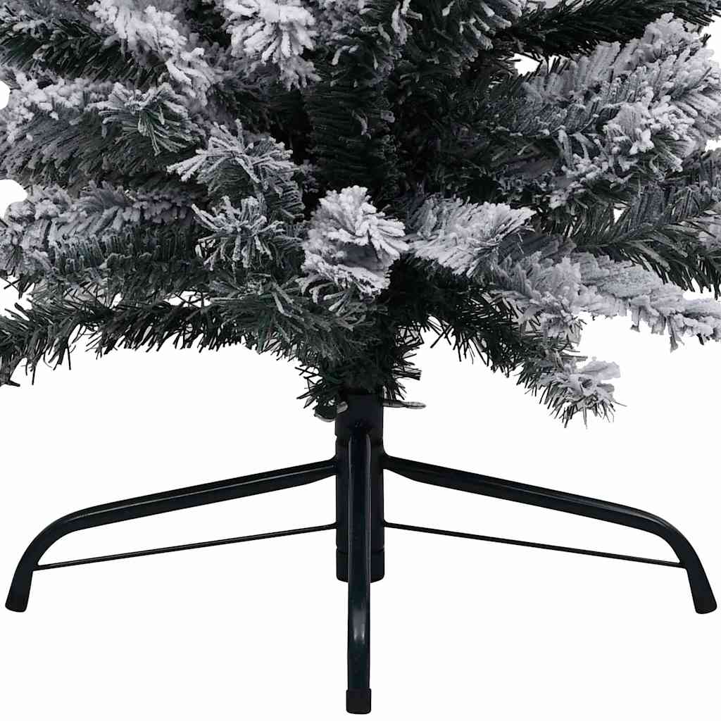 Slim Artificial Pre-lit Christmas Tree with Ball Set Green 94.5