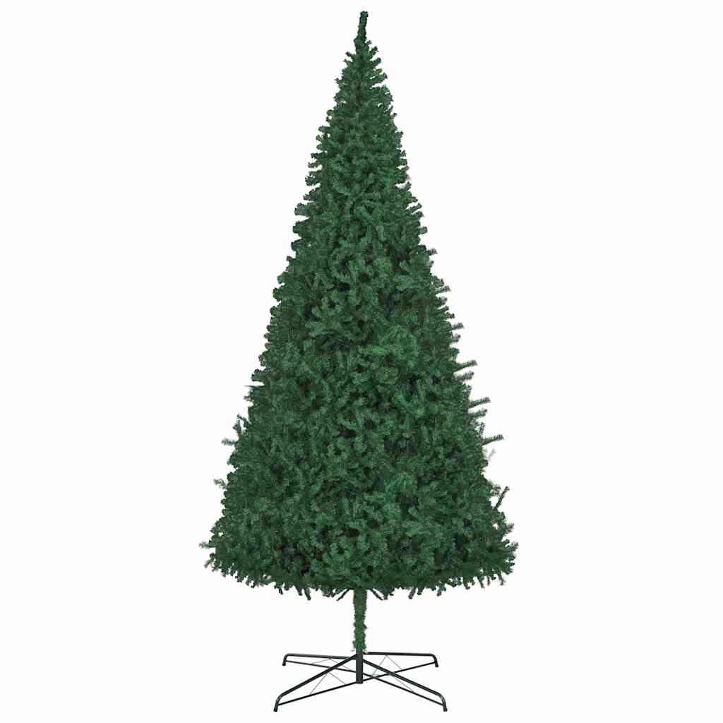 Artificial Pre-lit Christmas Tree with Ball Set LEDs 157.5" Green
