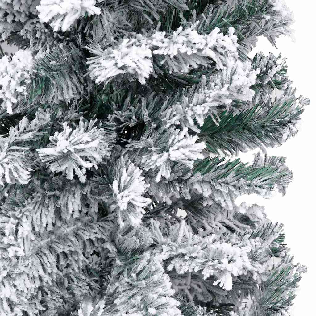 Slim Artificial Pre-lit Christmas Tree with Ball Set Green 94.5