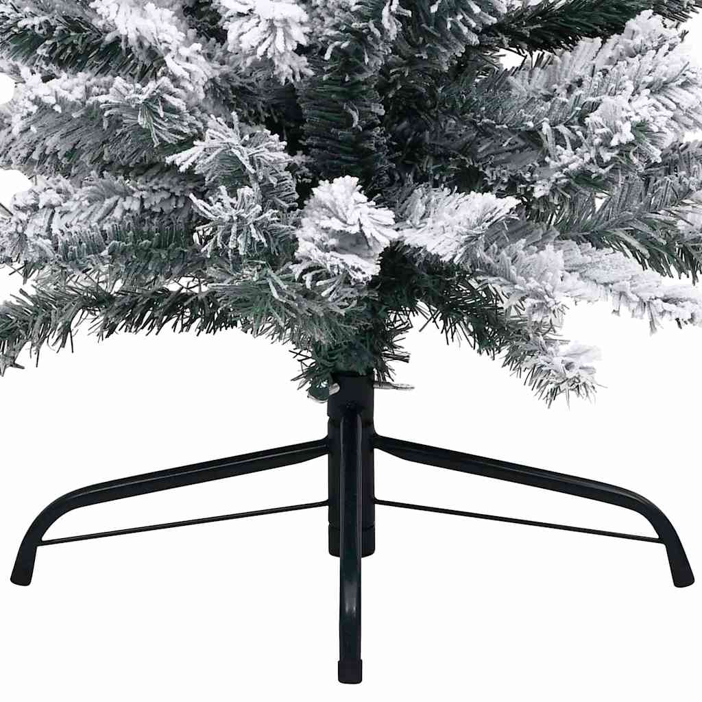 Slim Artificial Pre-lit Christmas Tree with Ball Set Green 94.5