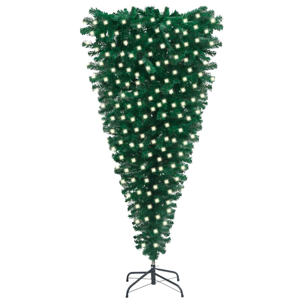 Upside-down Artificial Pre-lit Christmas Tree Green 82.7