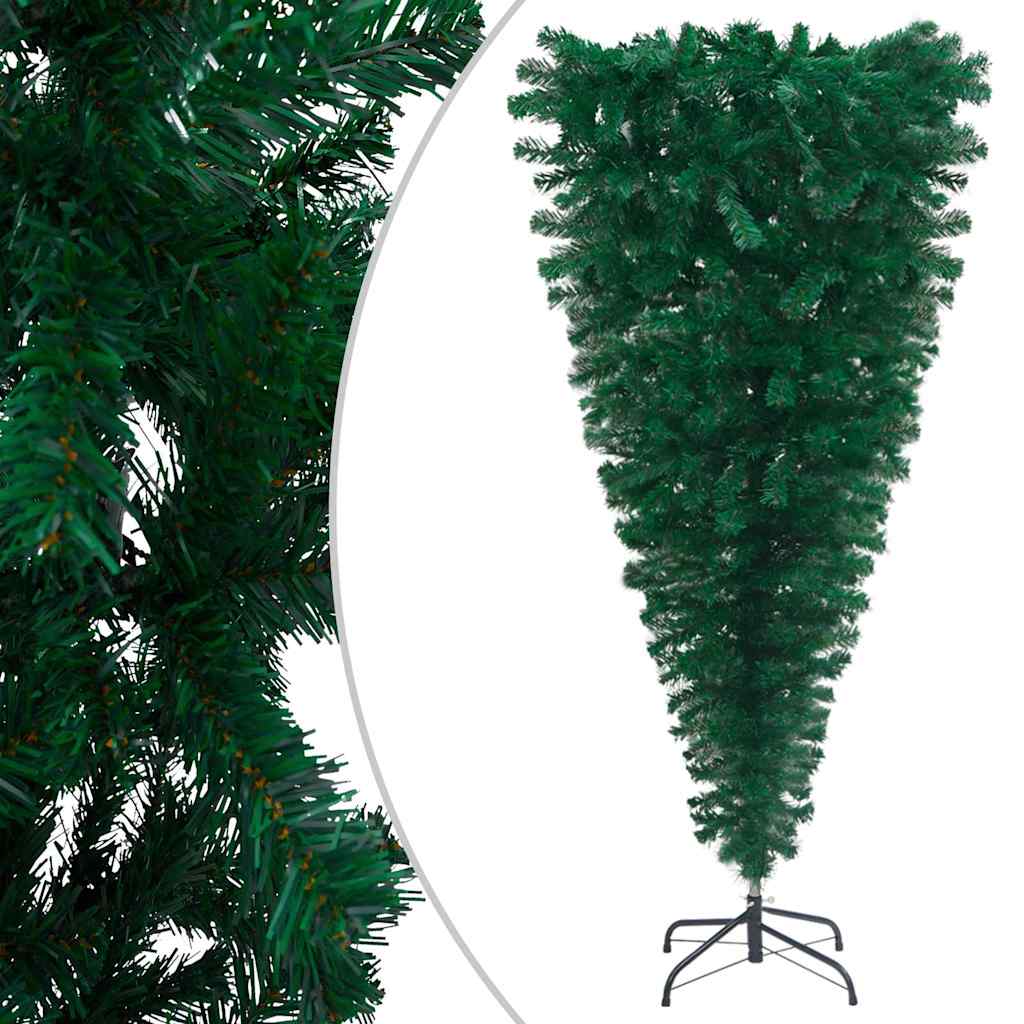 Upside-down Artificial Pre-lit Christmas Tree Green 82.7