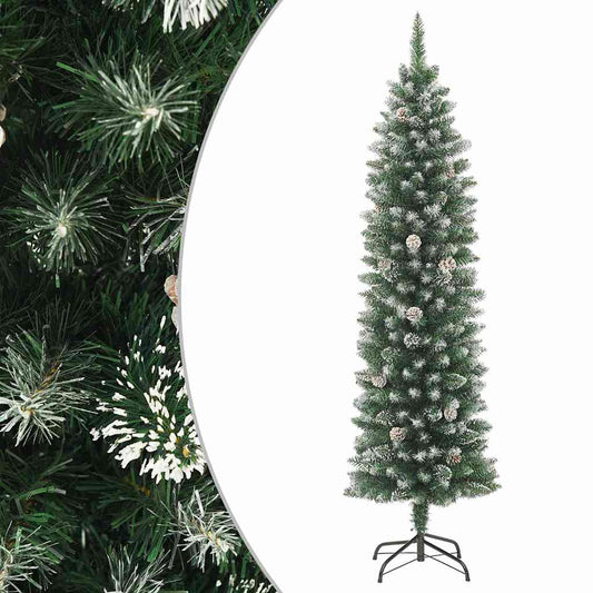 Artificial Slim Christmas Tree with Stand 5 ft PVC
