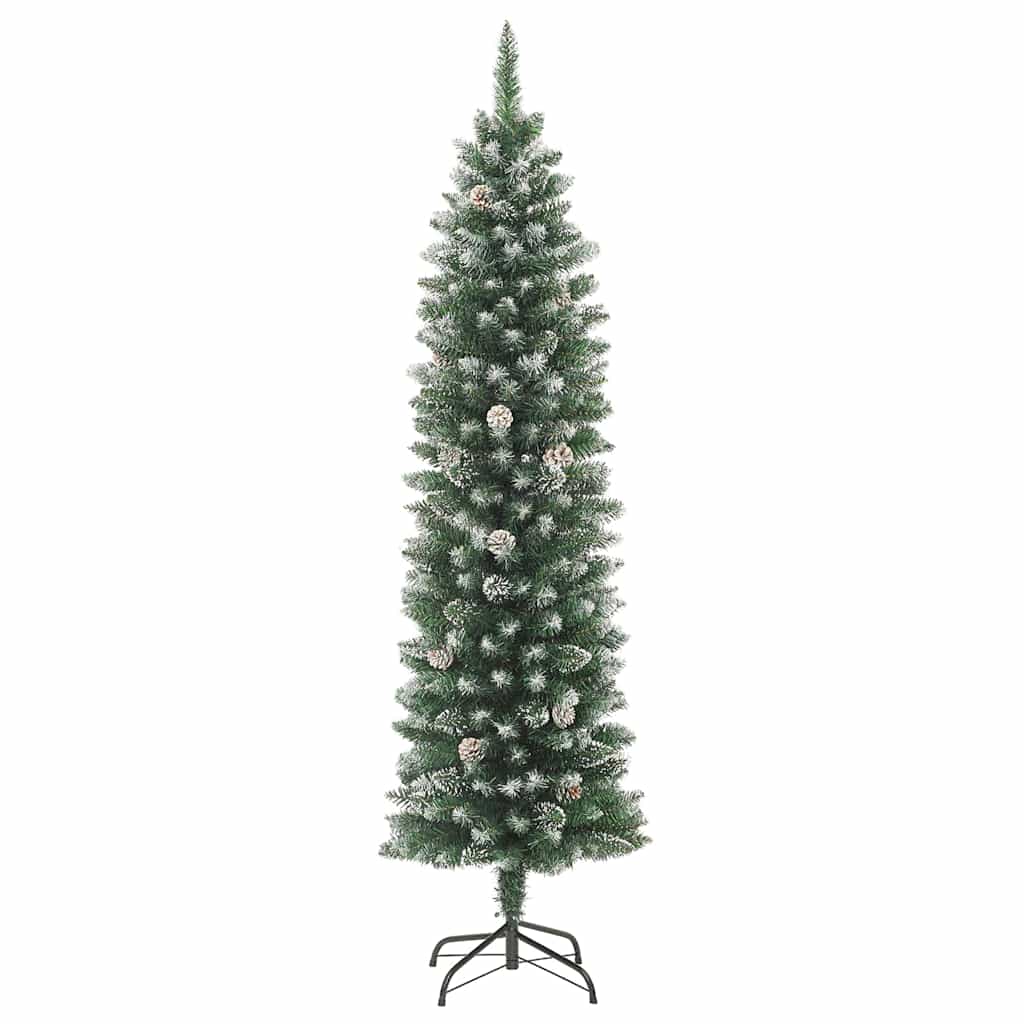 Artificial Slim Christmas Tree with Stand 5 ft PVC