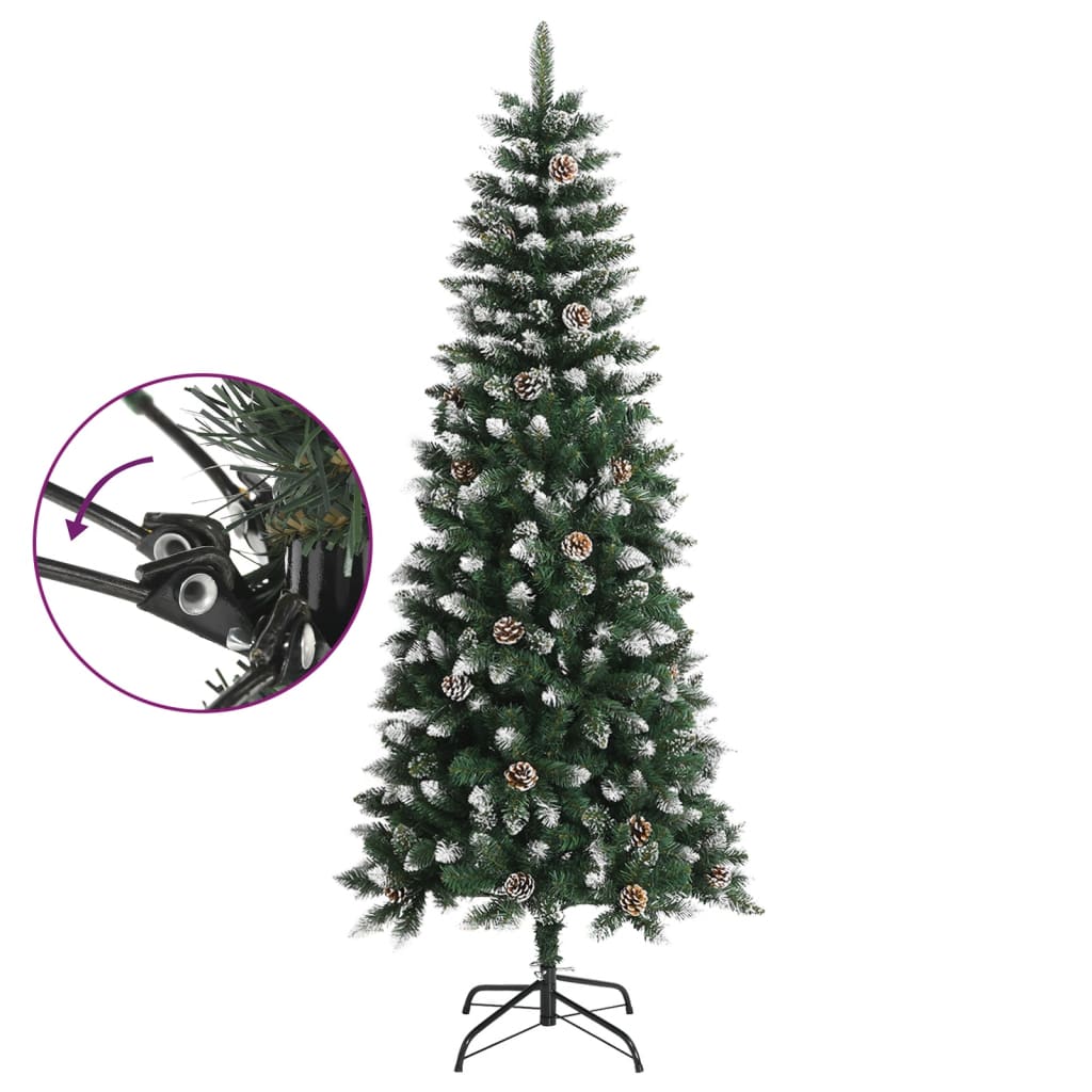 Artificial Christmas Tree with Stand Green 70.9" PVC