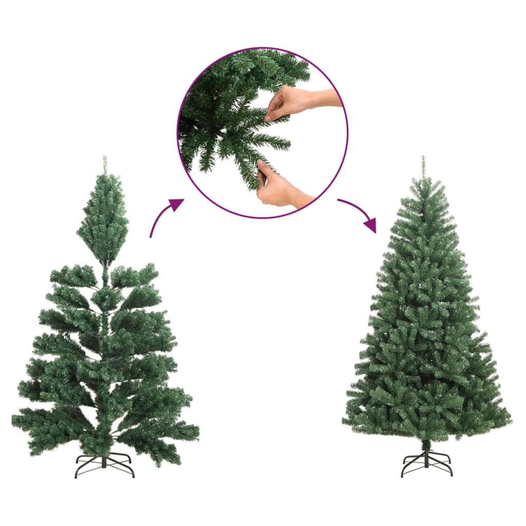 4-Foot 9-Inch Artificial Christmas Tree with Stand Green