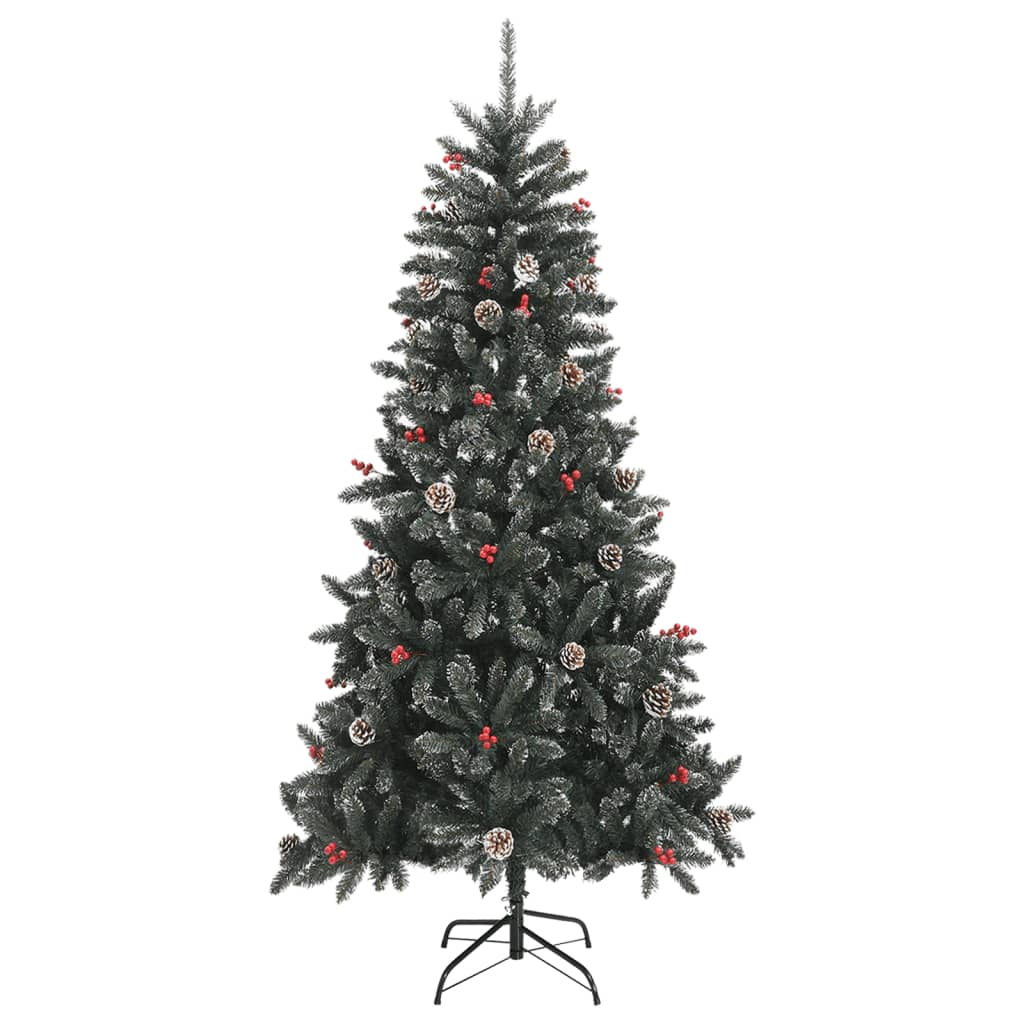 Artificial Christmas Tree with Stand Green 82.7" PVC