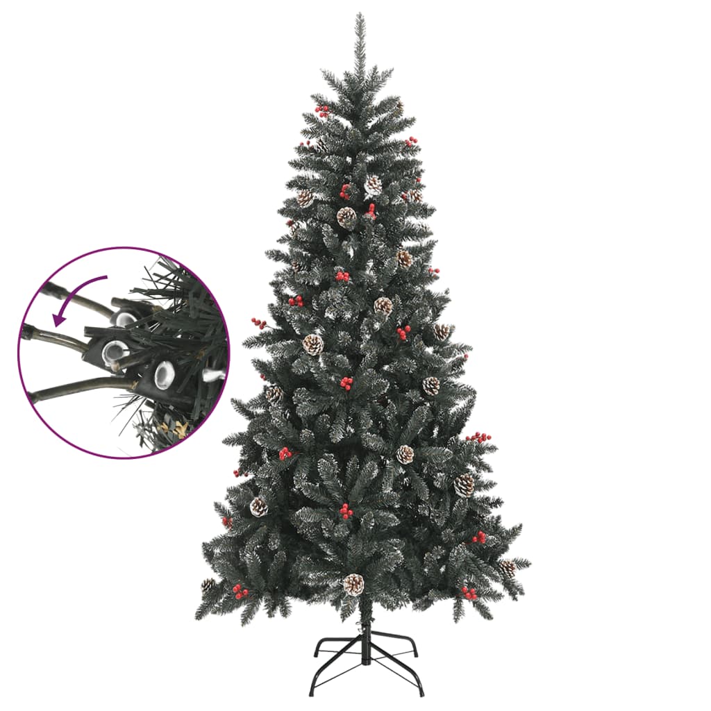 Artificial Christmas Tree with Stand Green 82.7" PVC