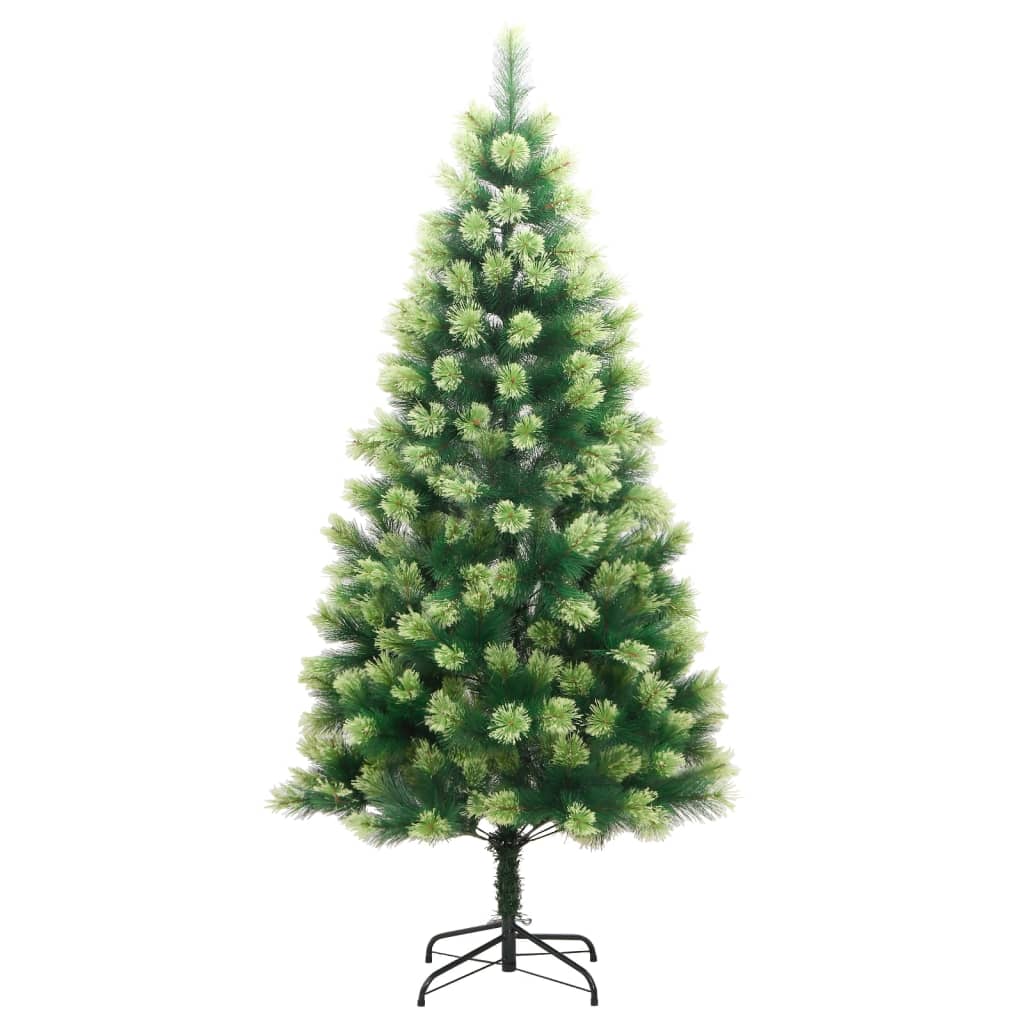 Artificial Hinged Christmas Tree with Stand 70.9"