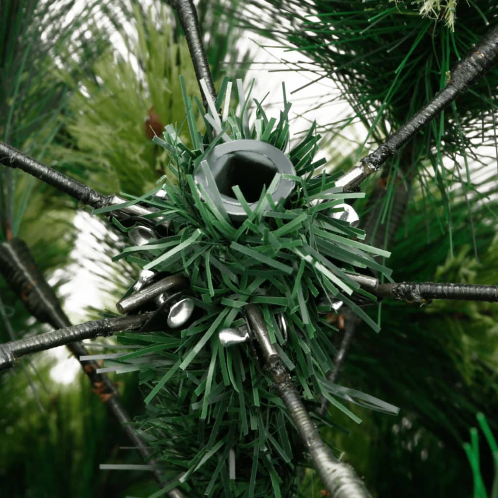 Artificial Hinged Christmas Tree with Stand 70.9"