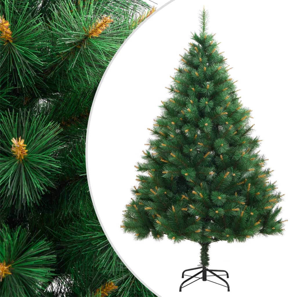 Artificial Hinged Christmas Tree with Stand 59.1"