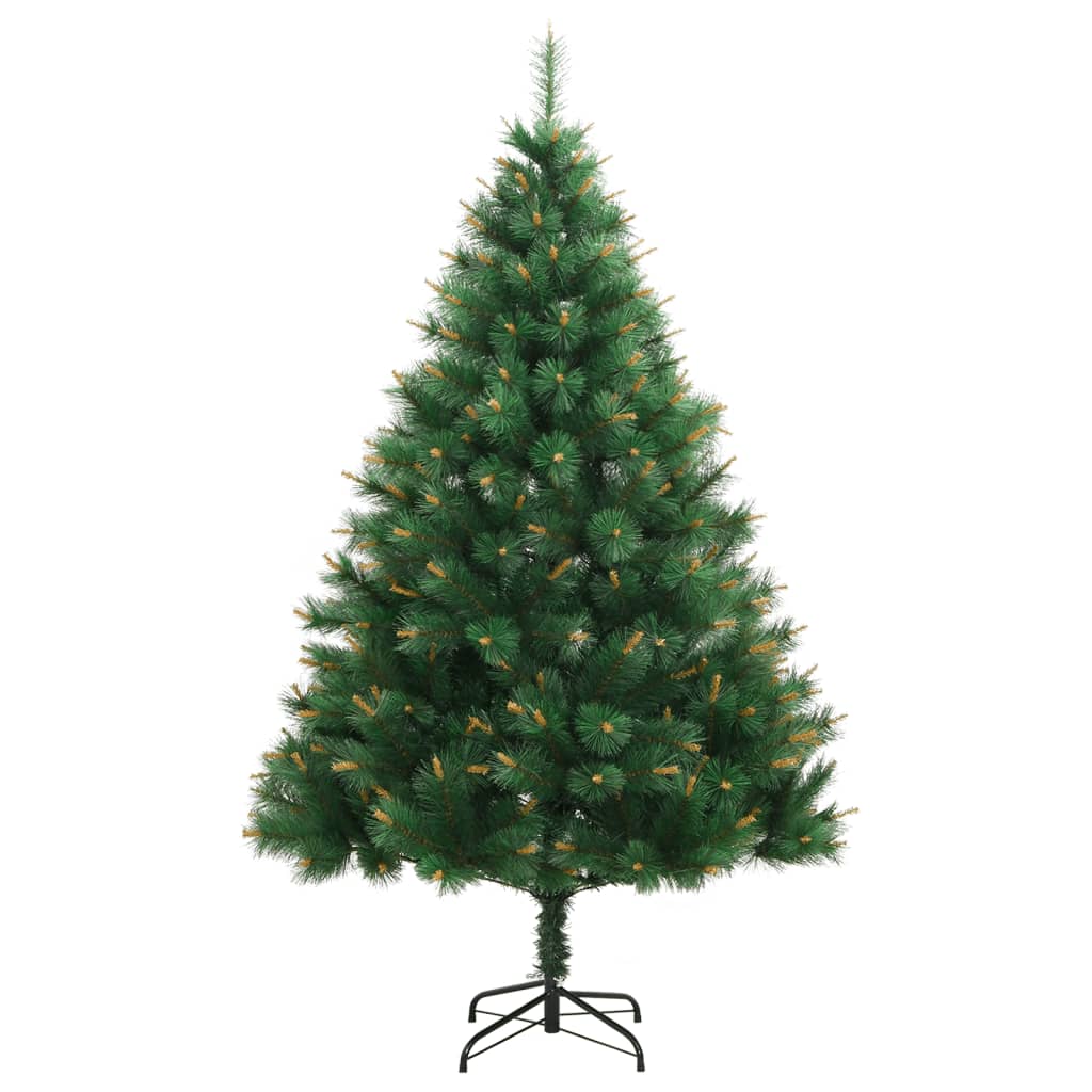Artificial Hinged Christmas Tree with Stand 82.7"