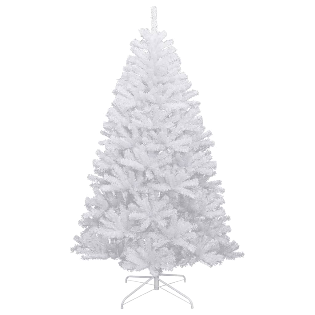 Artificial Hinged Christmas Tree with Flocked Snow 59.1"