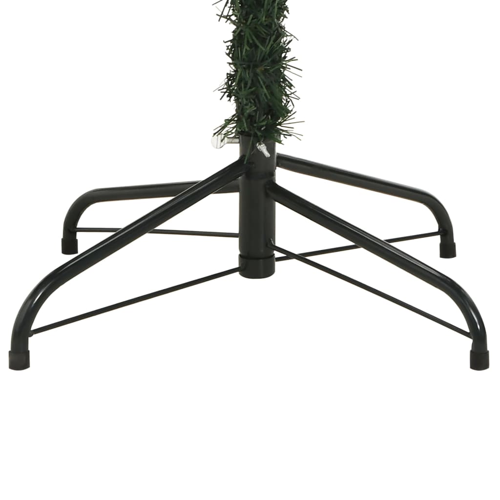 Artificial Hinged Christmas Tree with Cones 94.5"
