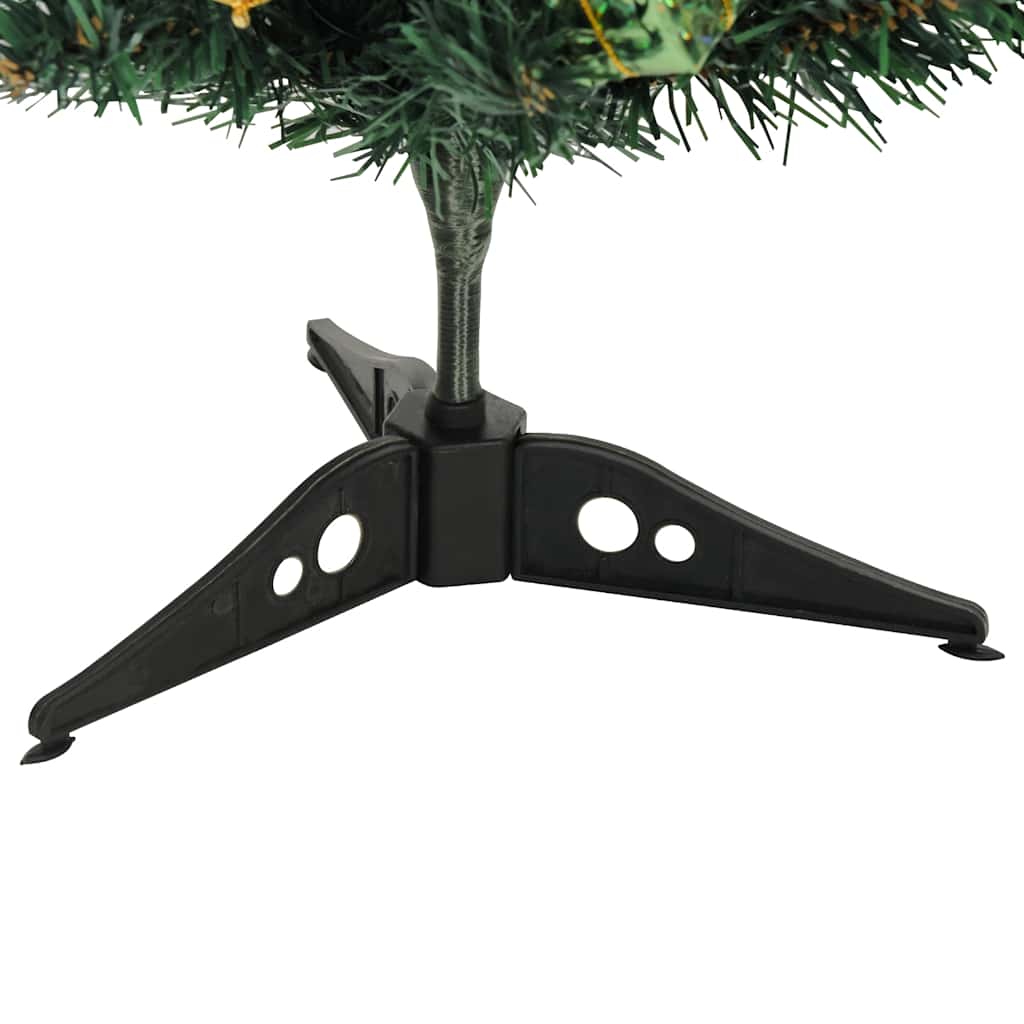 Mini Artificial Pre-lit Christmas Tree with 20 LEDs Green 17.7