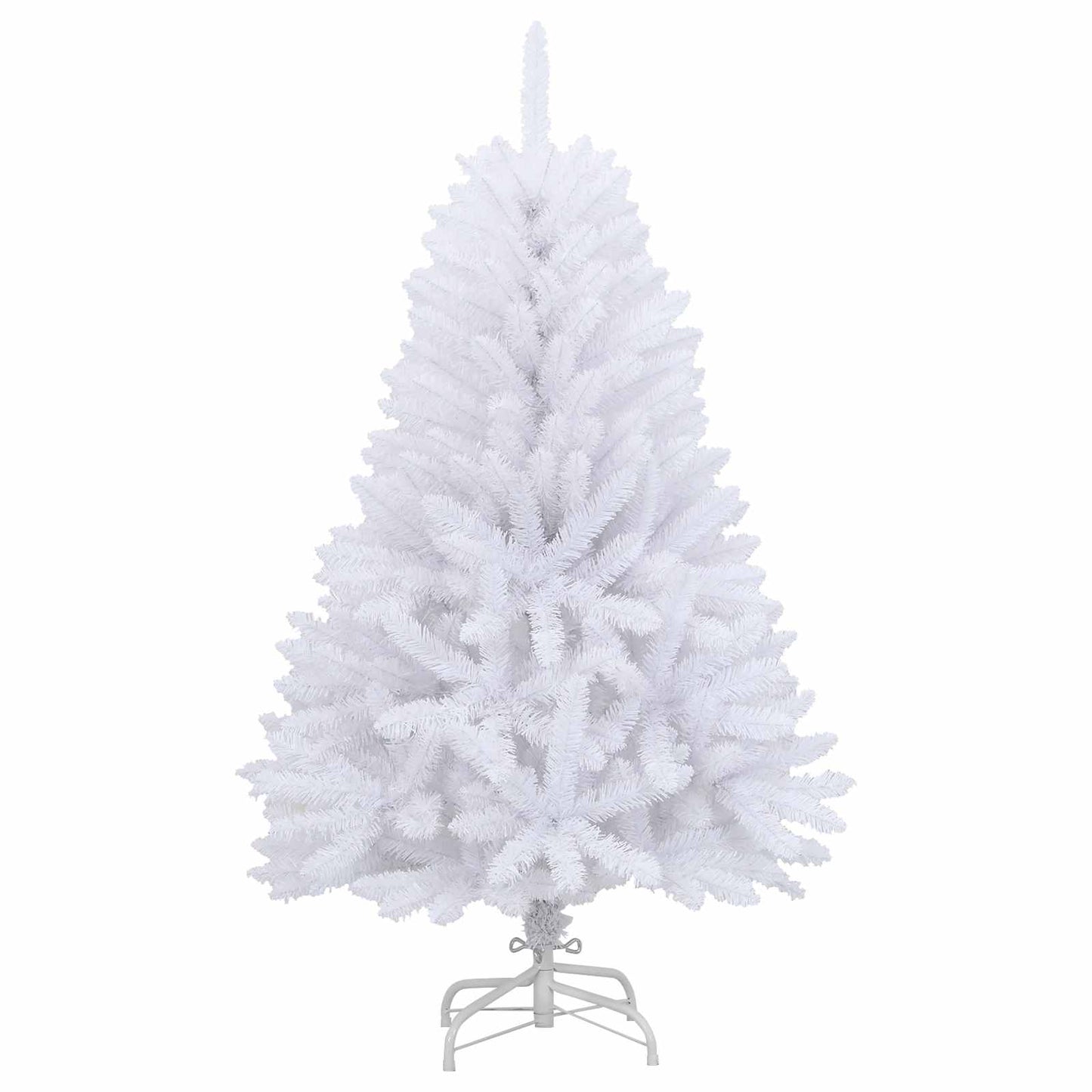 Artificial Hinged Christmas Tree White 31.50 x 31.50 x 59.06 in